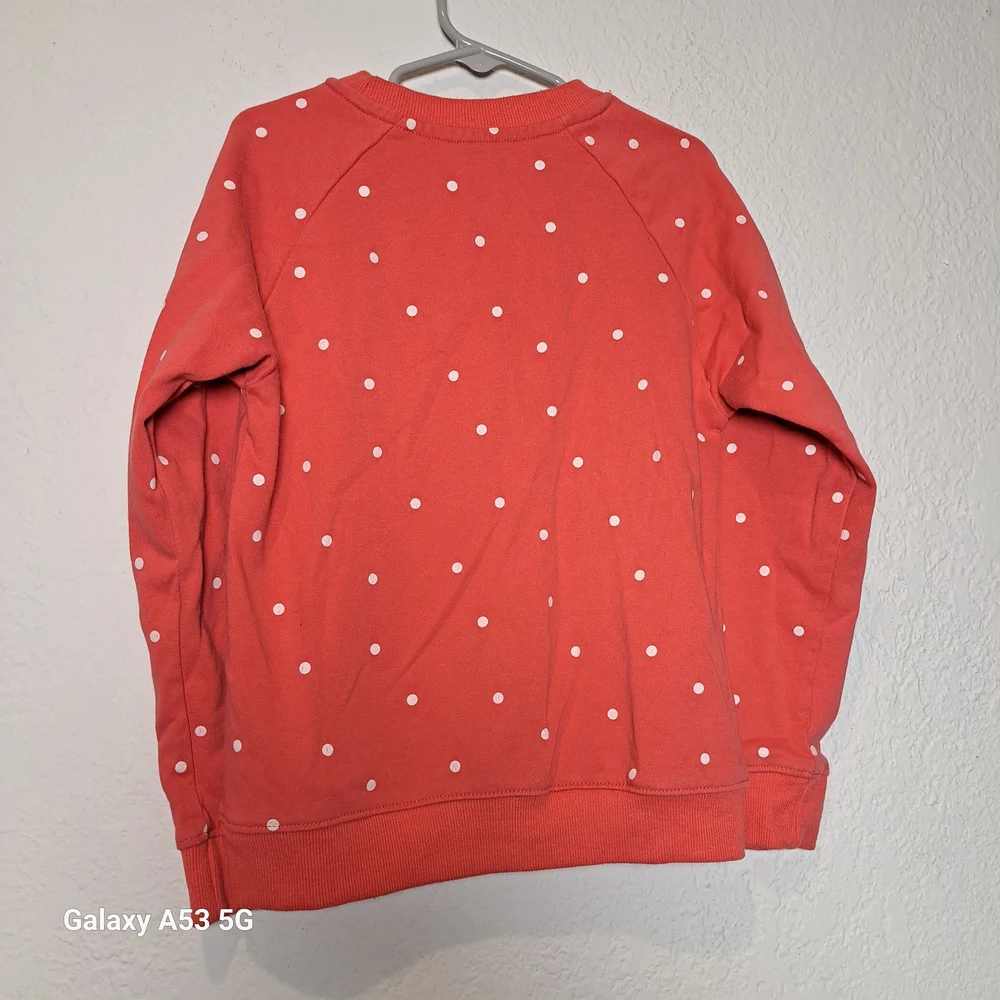 Kids Llama Sweatshirt - Red
